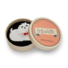 Load image into Gallery viewer, Erstwilder - Marc the Maltese Brooch (2019) - 20th Century Artifacts
