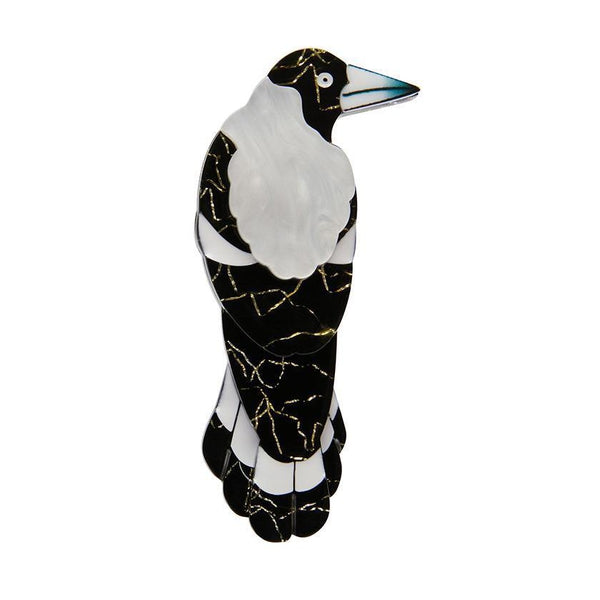 Erstwilder - Marjorie Magpie Brooch (2021) - 20th Century Artifacts