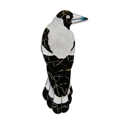 Erstwilder - Marjorie Magpie Brooch (2021) - 20th Century Artifacts