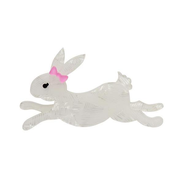 Erstwilder - Marshmallow Rabbit Brooch (2020) - 20th Century Artifacts