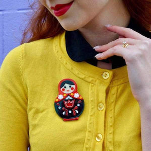Erstwilder - Matryoshka Memories Toy Brooch (2018) - 20th Century Artifacts