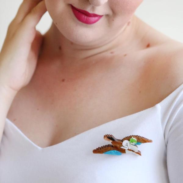 Erstwilder - May Gibbs Mr Kookaburra Brooch (2019) - 20th Century Artifacts
