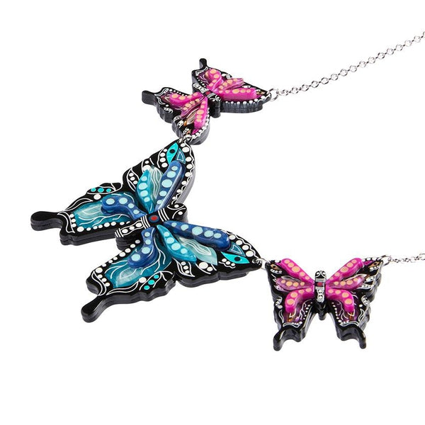 Erstwilder - Melanie Hava - The Butterfly 'Gunggamburra' Necklace - 20th Century Artifacts