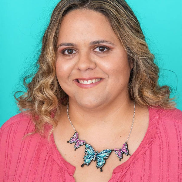 Erstwilder - Melanie Hava - The Butterfly 'Gunggamburra' Necklace - 20th Century Artifacts