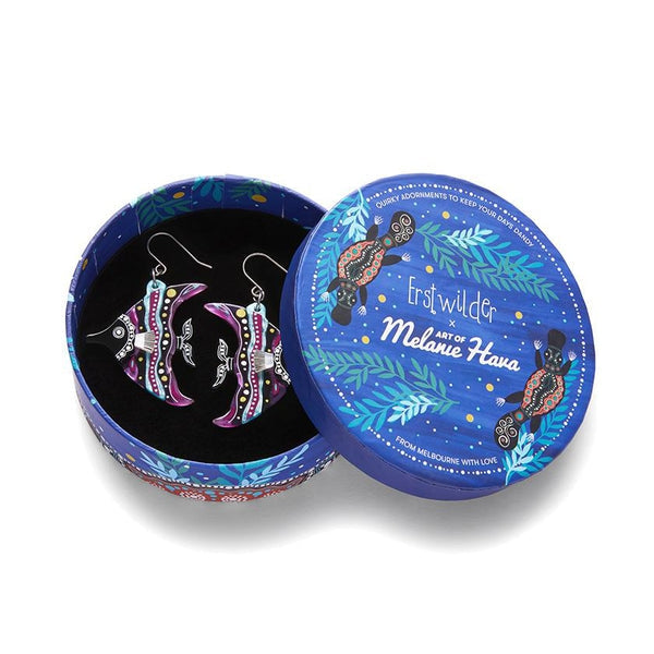 Erstwilder - Melanie Hava - The Fish 'Guya' Earrings - 20th Century Artifacts