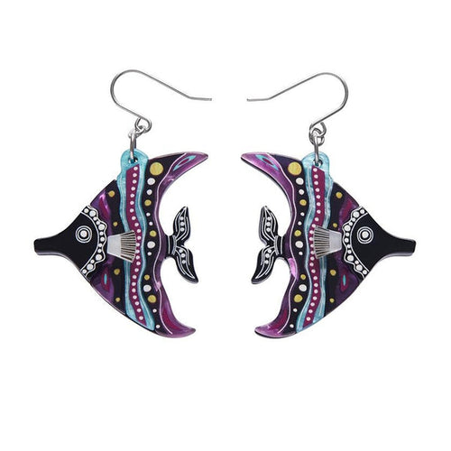 Erstwilder - Melanie Hava - The Fish 'Guya' Earrings - 20th Century Artifacts