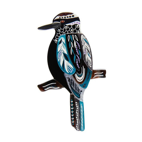Erstwilder - Melanie Hava - The Kookaburra 'Gunggaga' Brooch - 20th Century Artifacts