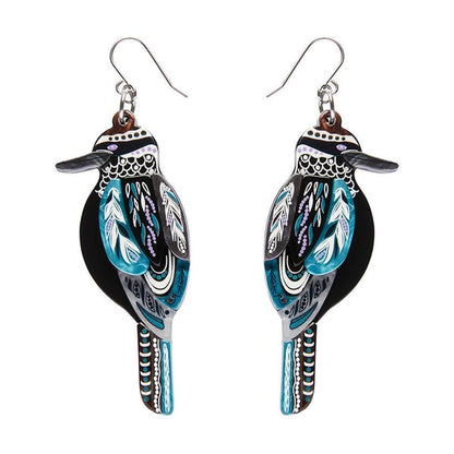 Erstwilder - Melanie Hava - The Kookaburra 'Gunggaga' Earrings - 20th Century Artifacts