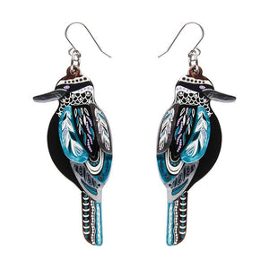 Erstwilder - Melanie Hava - The Kookaburra 'Gunggaga' Earrings - 20th Century Artifacts