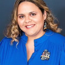 Load image into Gallery viewer, Erstwilder - Melanie Hava - The Owl &#39;Gugu&#39; Brooch - 20th Century Artifacts
