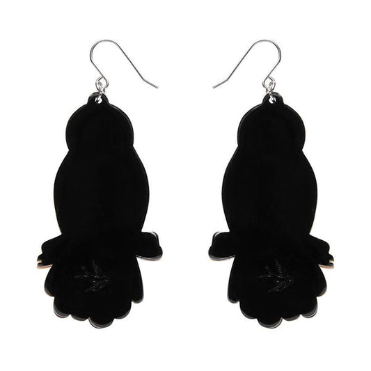 Erstwilder - Melanie Hava - The Owl 'Gugu' Earrings - 20th Century Artifacts