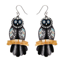 Load image into Gallery viewer, Erstwilder - Melanie Hava - The Owl &#39;Gugu&#39; Earrings - 20th Century Artifacts