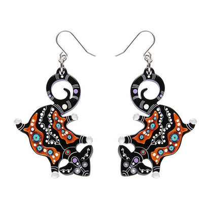 Erstwilder - Melanie Hava - The Possum 'Midin' Earrings - 20th Century Artifacts