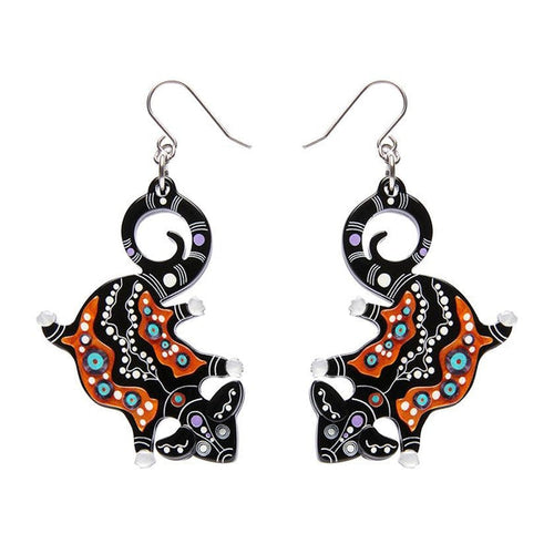 Erstwilder - Melanie Hava - The Possum 'Midin' Earrings - 20th Century Artifacts