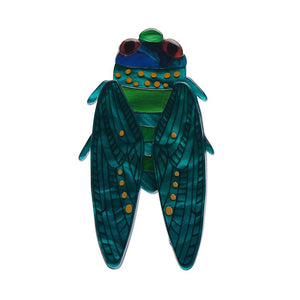 Erstwilder - Melodic Moments Cicada Brooch (Jocelyn Proust 2022) - 20th Century Artifacts