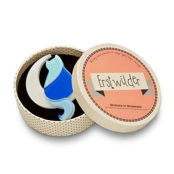 Erstwilder - Minna's Moon Cat Brooch (2017) - 20th Century Artifacts