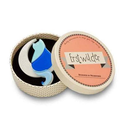 Erstwilder - Minna's Moon Cat Brooch (2017) - 20th Century Artifacts