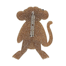 Load image into Gallery viewer, Erstwilder - Moe the Monkey Lover Brooch 2022 - 20th Century Artifacts