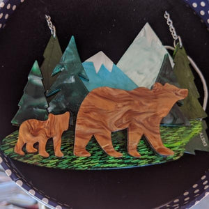 Erstwilder - Mountain Retreat Bear Necklace (2020) - 20th Century Artifacts