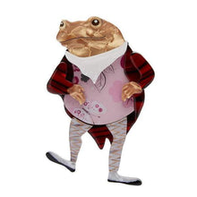 Load image into Gallery viewer, Erstwilder - Mr Jeremy Fisher Frog Brooch (2019) - 20th Century Artifacts