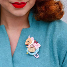 Load image into Gallery viewer, Erstwilder - Mrs Tittlemouse Brooch (2019) - 20th Century Artifacts