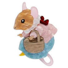 Load image into Gallery viewer, Erstwilder - Mrs Tittlemouse Brooch (2019) - 20th Century Artifacts