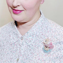 Load image into Gallery viewer, Erstwilder - Mrs Tittlemouse Brooch (2020) - 20th Century Artifacts