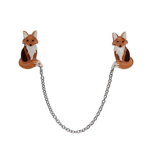Erstwilder - Multiple Mulders Fox Cardigan Clips (2020) - 20th Century Artifacts