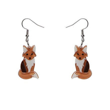 Load image into Gallery viewer, Erstwilder - Multiple Mulders Fox Drop Earrings (2020) - 20th Century Artifacts