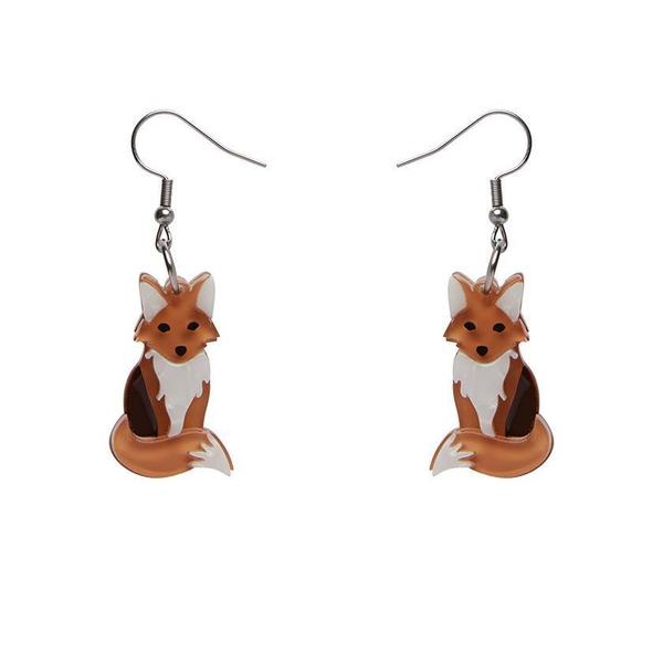 Erstwilder - Multiple Mulders Fox Drop Earrings (2020) - 20th Century Artifacts