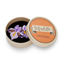 Load image into Gallery viewer, Erstwilder - My Compliments Iris Brooch (2019) - 20th Century Artifacts