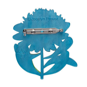 Erstwilder - Mythical Blue Waratah Brooch (Jocelyn Proust 2022) - 20th Century Artifacts