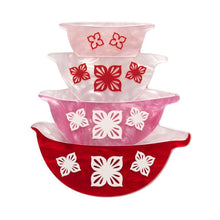 Load image into Gallery viewer, Erstwilder - Nanna’s Prized Flower Bowls Brooch (Red) (2022) - 20th Century Artifacts