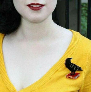 Erstwilder - Nevermore Raven Brooch (2017) - 20th Century Artifacts