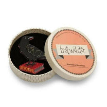 Load image into Gallery viewer, Erstwilder - Nevermore Raven Brooch (2017) (pre-loved) - 20th Century Artifacts