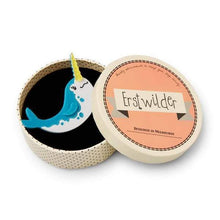 Load image into Gallery viewer, Erstwilder - Nina of the North Narwhal Brooch (2018) - 20th Century Artifacts