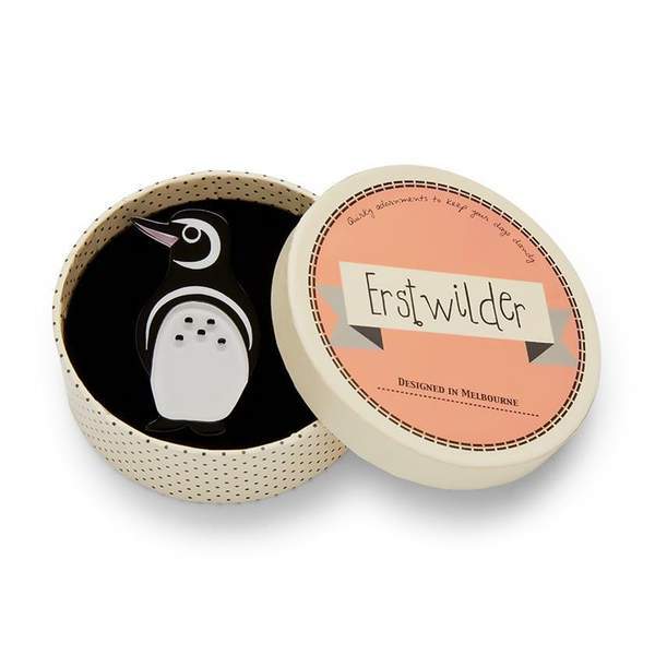 Erstwilder - Northside Wanderer Penguin Brooch (2019) - 20th Century Artifacts