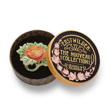 Load image into Gallery viewer, Erstwilder - November Reign Chrysanthemum Brooch - 20th Century Artifacts