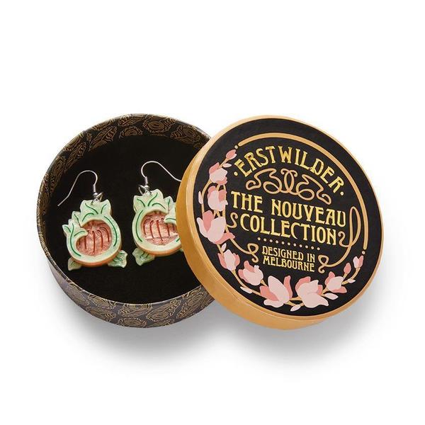 Erstwilder - November Reign Chrysanthemum Earrings (2021) - 20th Century Artifacts