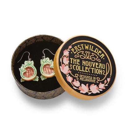 Erstwilder - November Reign Chrysanthemum Earrings (2021) - 20th Century Artifacts