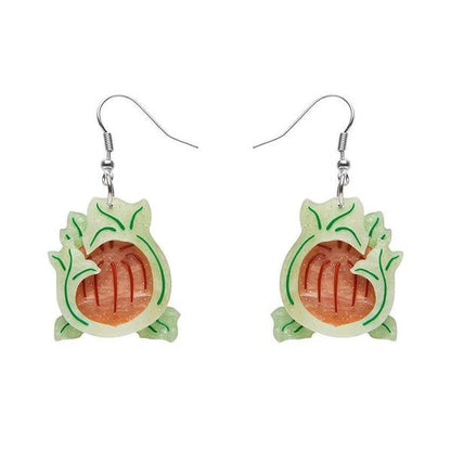 Erstwilder - November Reign Chrysanthemum Earrings (2021) - 20th Century Artifacts