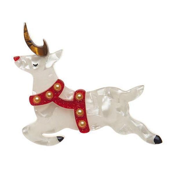 Erstwilder - Now, Prancer Reindeer Brooch (2016) - 20th Century Artifacts