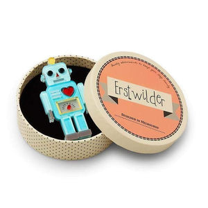 Erstwilder - Nuts and Bolts Robot Brooch (2018) - 20th Century Artifacts