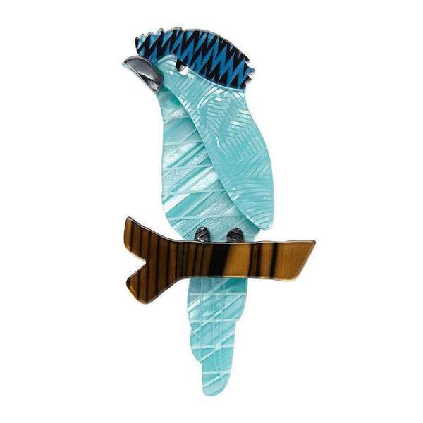 Erstwilder - Old Tawny Frogmouth Owl Brooch (2018) - 20th Century Artifacts