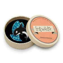 Load image into Gallery viewer, Erstwilder - Olinda the Honorable Orca Brooch (2017) - 20th Century Artifacts