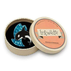 Erstwilder - Olinda the Honorable Orca Brooch (2017) - 20th Century Artifacts
