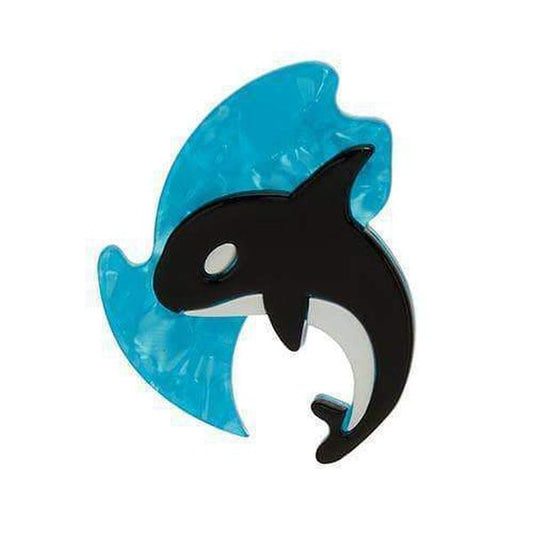 Erstwilder - Olinda the Honorable Orca Brooch (2017) - 20th Century Artifacts