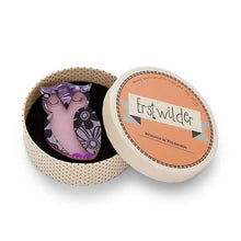 Load image into Gallery viewer, Erstwilder - Olive Owl Brooch - 20th Century Artifacts
