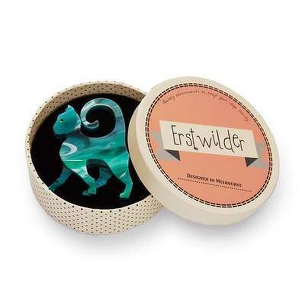 Erstwilder - On the Prowl Cat Brooch (2019) - 20th Century Artifacts