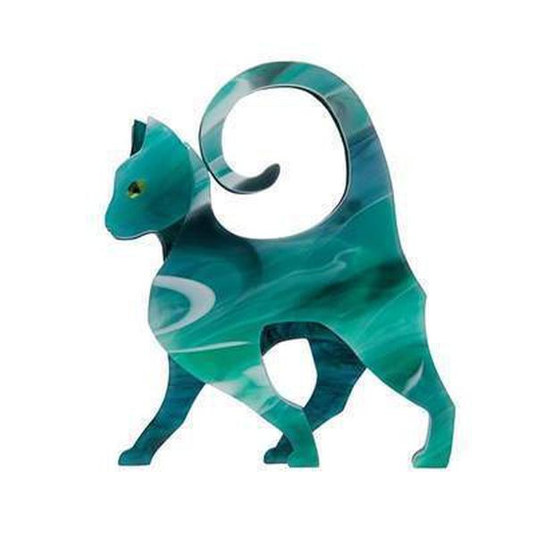 Erstwilder - On the Prowl Cat Brooch (2019) - 20th Century Artifacts